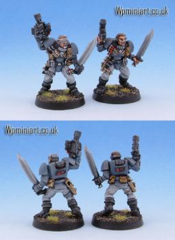 Warhammer 40k Space Wolves Scouts by funkyyuzzam