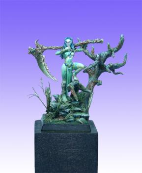 Dark Wood Elf - GOLD Warhammer single in GD Germany 2007 by Aurel J