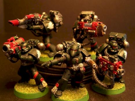 Dark Angels Devastator Squad 3rd Company by Mr.Keys