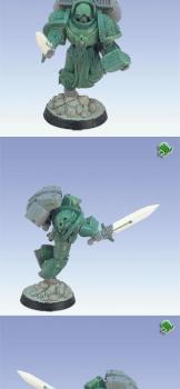 WH40K Dark Angels Hero by leprechaun studio