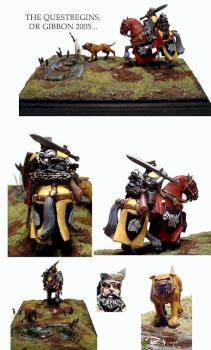 GW QUESTING KNIGHT AND COMPANION by dr gibbon