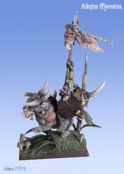 Savage Orc standard bearer by G I B B O N