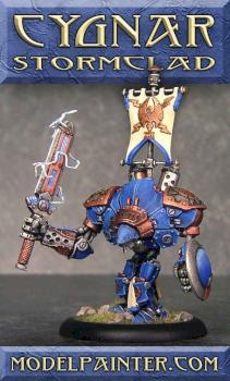 Cygnar Heavy Warjack Stormclad by ModelPainter