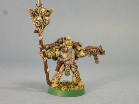 Plague marine standard bearer by Silverthorn