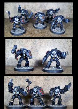 Black Templars Terminators by blue moon miniatures by bluemoonminiatures