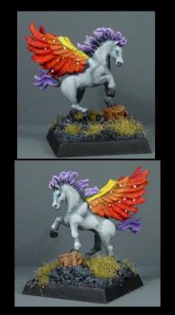 Baby Pegasus by blue moon miniatures by bluemoonminiatures