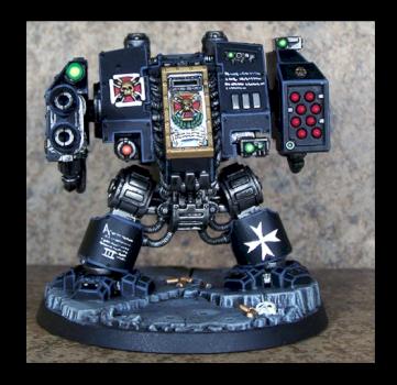 Black Templar Dreadnought by blue moon miniatures by bluemoonminiatures