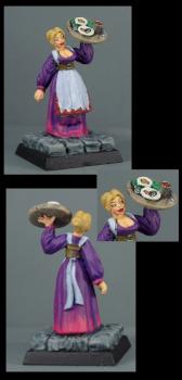 Townsfolk - waitress by blue moon miniatures by bluemoonminiatures