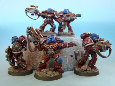 Finished Shadow Sanctus Sternguard Group by Vent