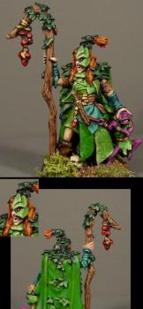 Wood Elf Mage by blue moon miniatures by bluemoonminiatures