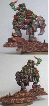 Ork Kommando Nob wif da stunty git by uberdark