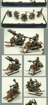 Ork Snowbikerz by OrkBoy