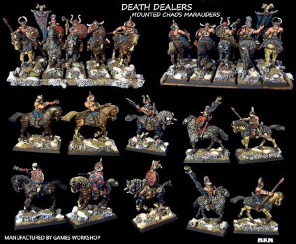 DEATH DEALERS - Mounted Chaos Marauders by mousekiller