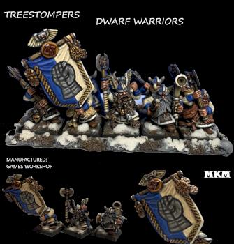 TREESTOMPERS - Dwarf Warriors by mousekiller