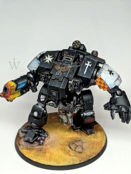 Black Templars Redemptor Dreadnought by WarmasterPainting