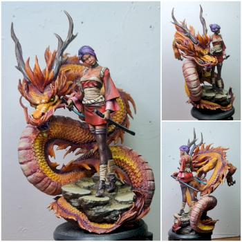 Dragon Girl, by Edy Cross 3D. by gohkm