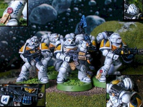 Space wolves Grey Hunter squad by ravenwing