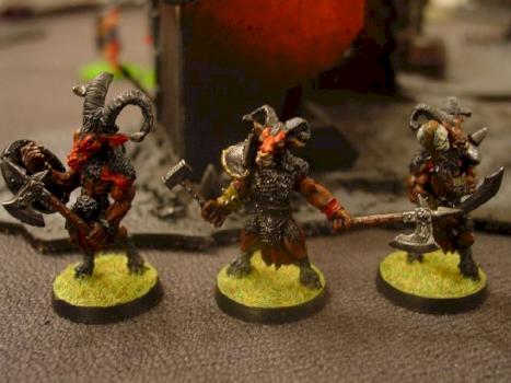 Converted Warlord Beastmen by Swollen Ostrich