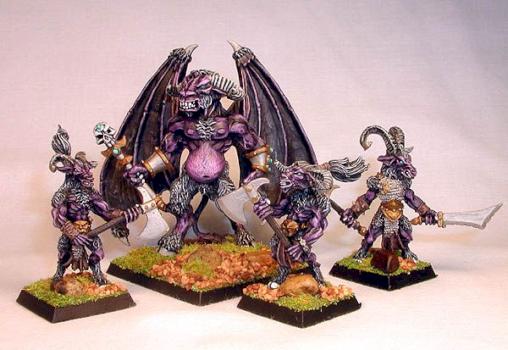 Orcus, Prince of the Undead & 3 Minions by mpengle