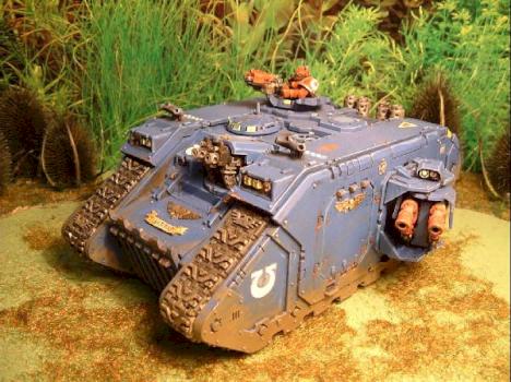 Ultrmarines Land Raider by frankietanch