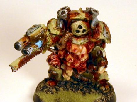 Death Guard Terminator Champion by cRheretic