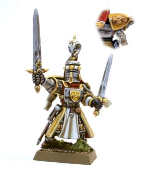 bretonnian foot paladin conversion by franciuus