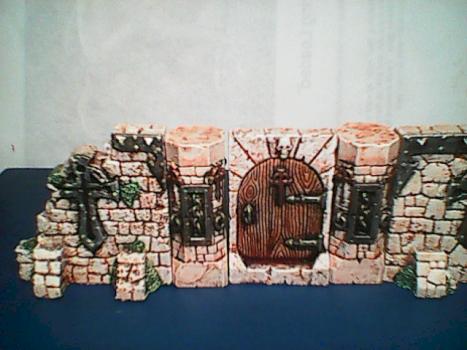 CITADEL/MARAUDER OOP RESIN CASLE STONE WALLS,PILLARS AND GATE by PAINTONY