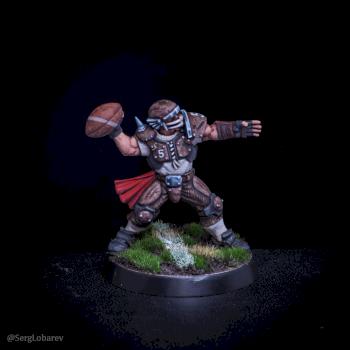 Blood Bowl Human Team Thrower by El Sabel