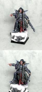 Dark elf Dreadlord with Handweapon by Tigershark Infinite