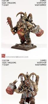 Converted & Painted Ogre Kingdoms Tyrant by timshinn73