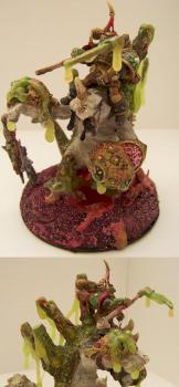 Mounted Nurgle Sorcerer Lord by Voodoo13