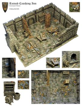 Tabletop World Ruined Coaching Inn - Ground Floor by Tabletop World