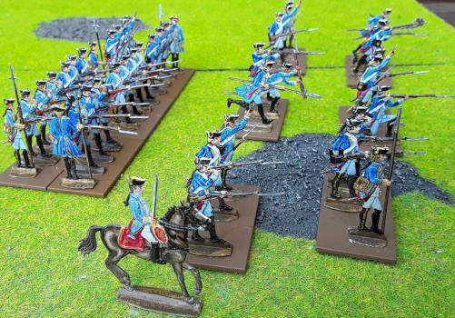 SYW: Wunsch Frei-infantry regiment (30mm flats) by Kolja