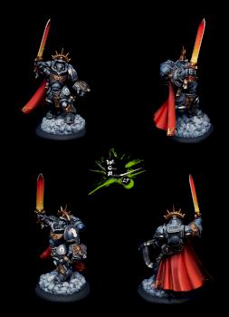 Iron Hands Gravis Armor Captain by CroWarGamePainting