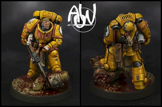 Imperial Fists Sergeant Jovan by TheDoctor