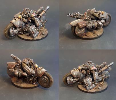 Ork boss on bike by Kernspalt