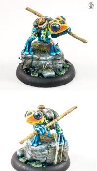 Kero the Frog from Bombshell Miniatures by mrika