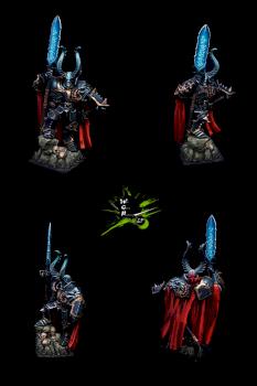 Chaos Lord Warhammer 40K by CroWarGamePainting