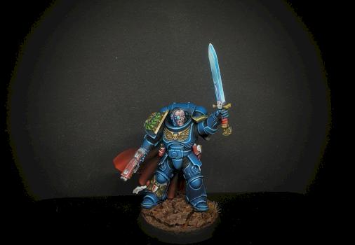 Ultramarines Primaris Captain conversion by risk0