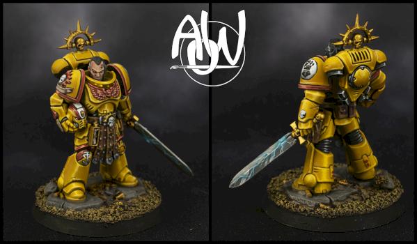 Imperial Fists Lieutenant Amulius by TheDoctor