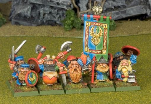 Warhammer Dwarf Warriors by victoria