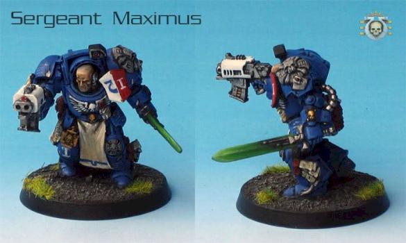 Ultramarines 1st Company - First Sergeant Maximus by Tagsta