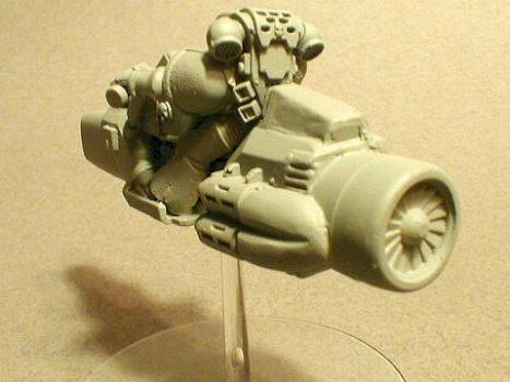 Space Marine Bike converted to Jetbike, pic 2 of 2 by moonwhim