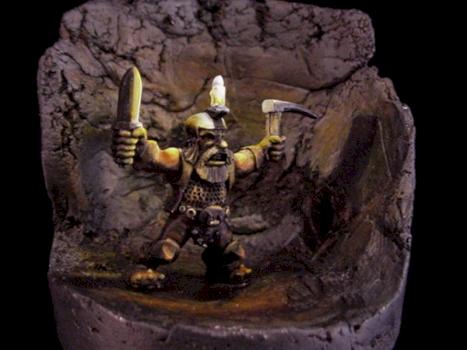 Harlequin miner dwarf by vincegamer