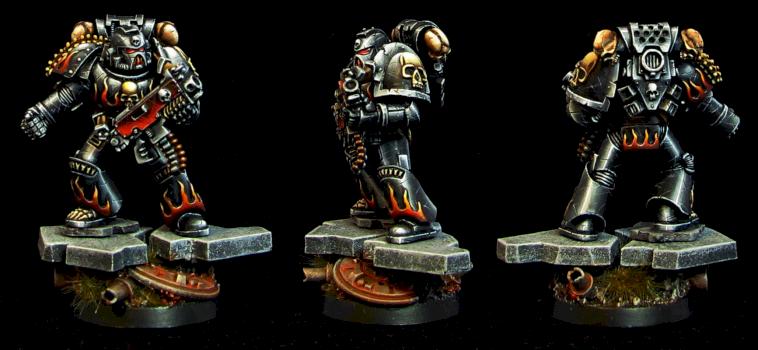 Damned Legionaire with Bolter and Grenade by Sevalsky