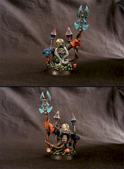 Space Boar Dwarf Rune Priest by HodRod