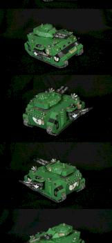 Dark Angels Predator Anihilator/Destructor Tank by Lemartes