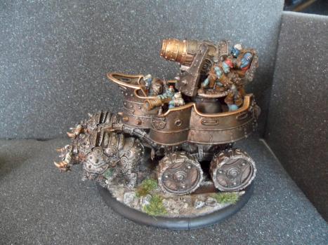 Battle War Wagon Trollbloods Hordes by confus3r