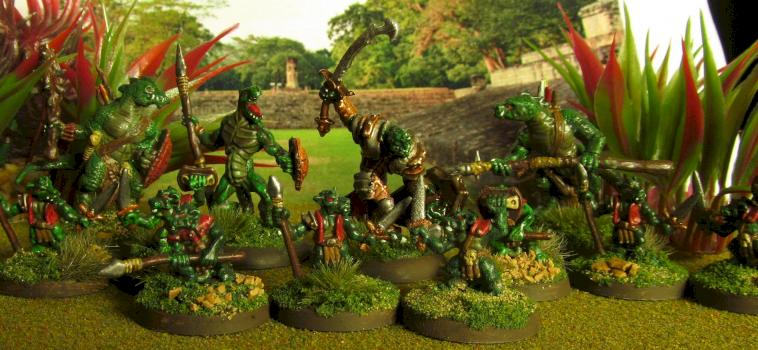 Reaper Bones Lizardmen by Hezzie