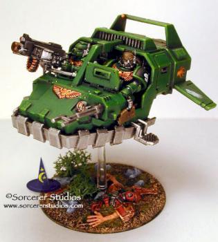 Space Marine Salamander Speeder by Kelly Kim